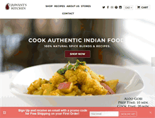 Tablet Screenshot of jaswantskitchen.com